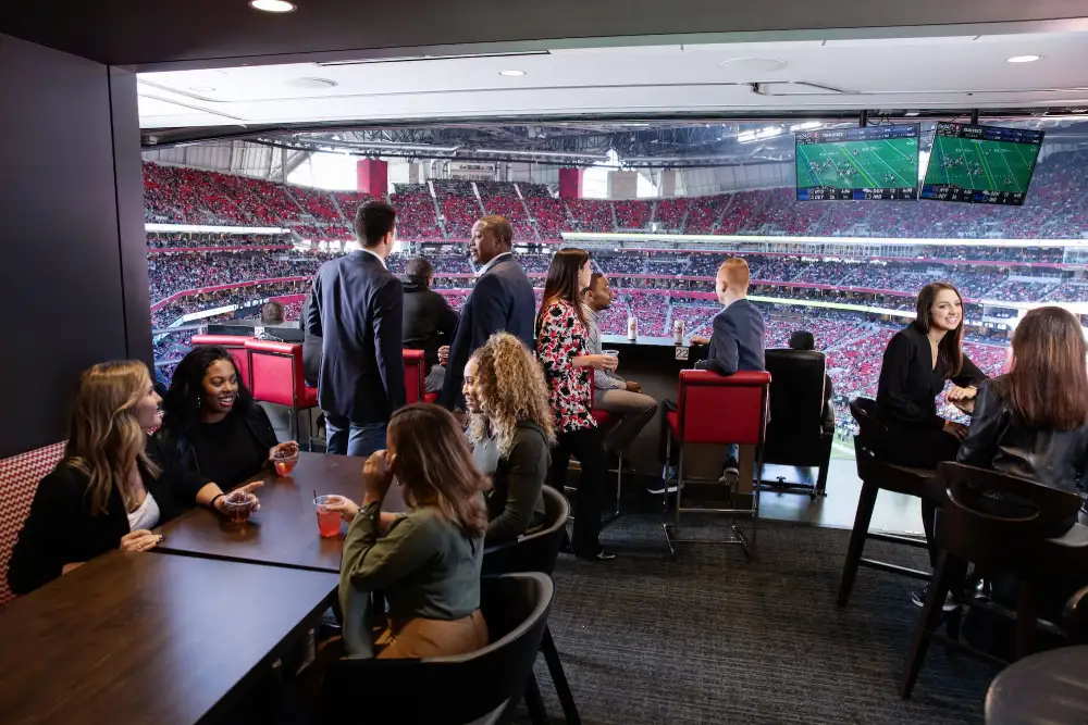 Executives networking